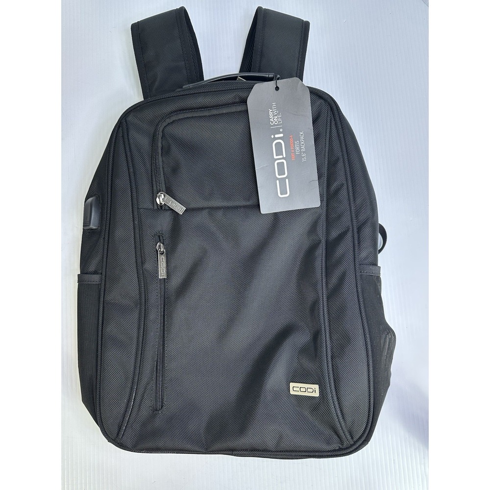 Codi FOR700-4 FORTIS EXECUTIVE BACKPACK 15.6 BLACK BUILT IN USB CHARGING PORT
